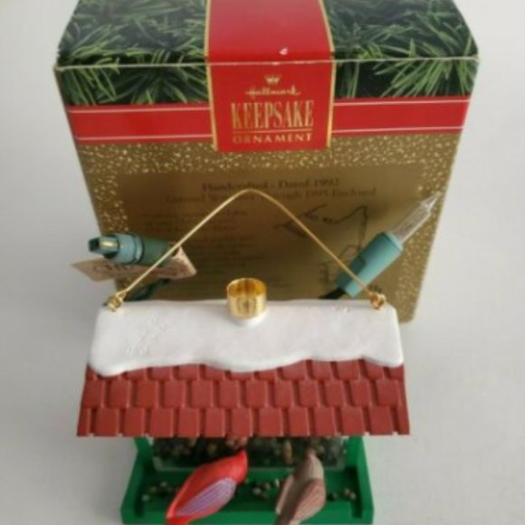 1992 Hallmark Keepsake Ornament Feathered Friends - Picture 2 of 2